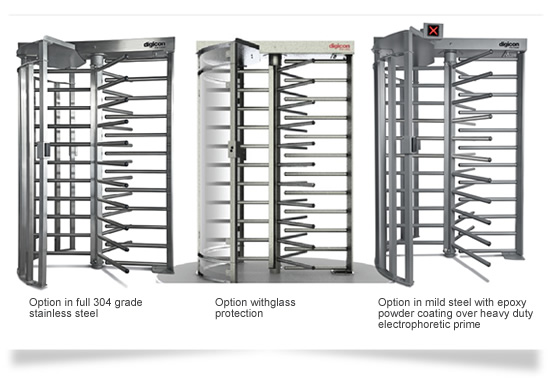  FULL HEIGHT TURNSTILE POWDER COATED